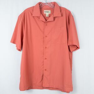 Gander Mountain TechUV Sun Protect Shirt Mens Medium Short Sleeve Button Up